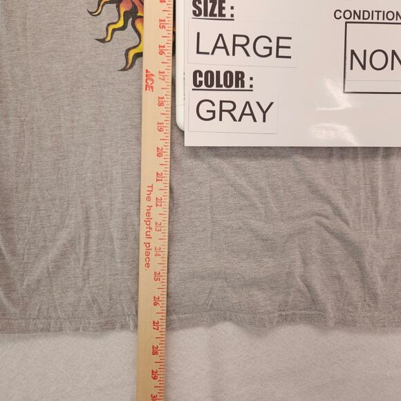 Sublime Casual Graphic Crew Neck Short Sleeve T Shirt Womens Size Large L Gray - Picture 8 of 9